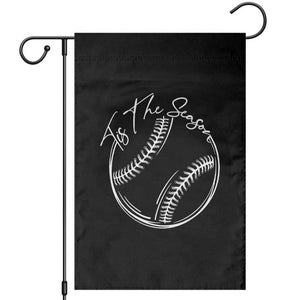 Aesthetic Tis The Season Baseball Graphic Garden Flag Sports Fan Gift TS12 Black Print Your Wear
