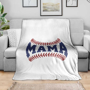 Game Day Baseball Mama Throw Blanket Proud Mom Gift TS12 Print Your Wear