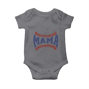 Game Day Baseball Mama Baby Onesie Proud Mom Gift TS12 Charcoal Print Your Wear