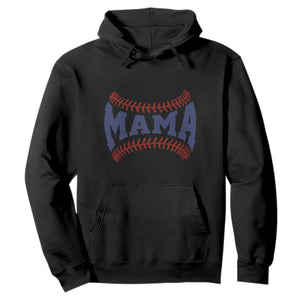 Game Day Baseball Mama Hoodie Proud Mom Gift TS12 Black Print Your Wear