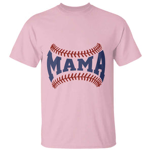 Game Day Baseball Mama T Shirt Proud Mom Gift TS12 Light Pink Print Your Wear