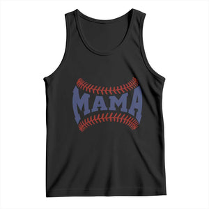 Game Day Baseball Mama Tank Top Proud Mom Gift TS12 Black Print Your Wear