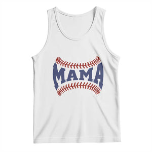 Game Day Baseball Mama Tank Top Proud Mom Gift TS12 White Print Your Wear