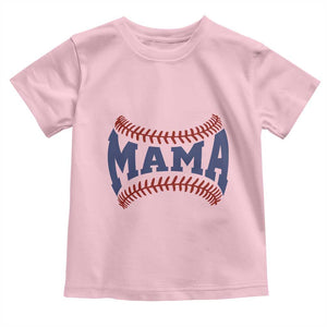 Game Day Baseball Mama Toddler T Shirt Proud Mom Gift TS12 Light Pink Print Your Wear