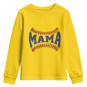 Game Day Baseball Mama Youth Sweatshirt Proud Mom Gift TS12 Daisy Print Your Wear