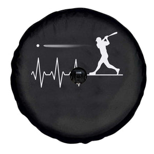 Baseball Heartbeat Line Spare Tire Cover Vintage Sports Lover Gift TS12 Print Your Wear
