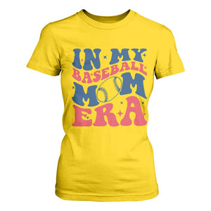 In My Baseball Mom Era T Shirt For Women Game Day Sports Mom TS12 Daisy Print Your Wear