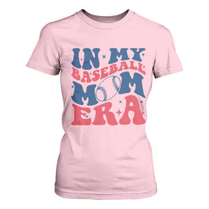 In My Baseball Mom Era T Shirt For Women Game Day Sports Mom TS12 Light Pink Print Your Wear