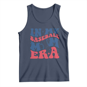 In My Baseball Mom Era Tank Top Game Day Sports Mom TS12 Navy Print Your Wear
