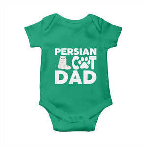 Proud Persian Cat Dad Baby Onesie Funny Fluffy Cat Lover Gift TS12 Irish Green Print Your Wear