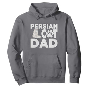 Proud Persian Cat Dad Hoodie Funny Fluffy Cat Lover Gift TS12 Charcoal Print Your Wear