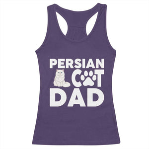 Proud Persian Cat Dad Racerback Tank Top Funny Fluffy Cat Lover Gift TS12 Purple Print Your Wear
