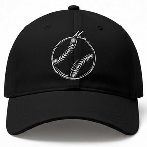 Baseball Mama Graphic Baseball Cap Game Day Gift For Baseball Moms TS12 Print Your Wear