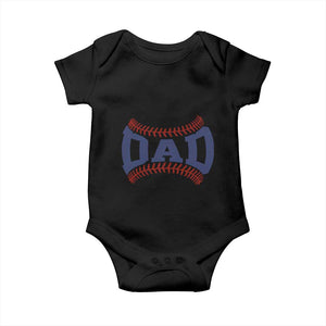Proud Baseball Dad Baby Onesie Game Day Gift For Him TS12 Black Print Your Wear