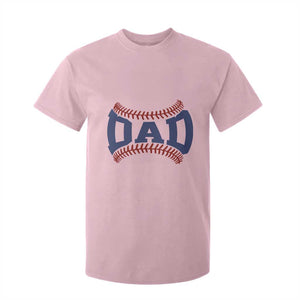 Proud Baseball Dad T Shirt For Kid Game Day Gift For Him TS12 Light Pink Print Your Wear