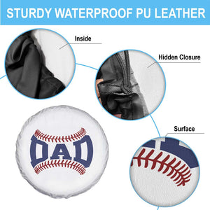 Proud Baseball Dad Spare Tire Cover Game Day Gift For Him TS12 Print Your Wear