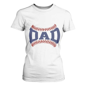 Proud Baseball Dad T Shirt For Women Game Day Gift For Him TS12 White Print Your Wear