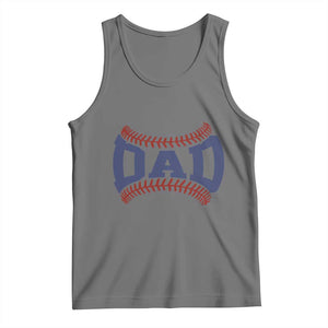 Proud Baseball Dad Tank Top Game Day Gift For Him TS12 Black Heather Print Your Wear