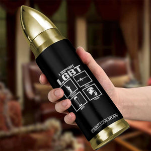 I Support LGBT Liberty Guns Beer Trump Bullet Tumbler Funny Patriotic Parody Graphic TS12 Print Your Wear