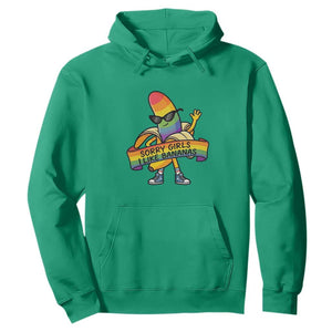 Sorry Girls I Like Bananas Hoodie Funny LGBTQ Graphic