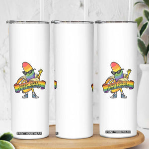 Sorry Girls I Like Bananas Skinny Tumbler Funny LGBTQ Graphic TS12 Print Your Wear