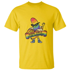Sorry Girls I Like Bananas T Shirt Funny LGBTQ Graphic TS12 Daisy Print Your Wear