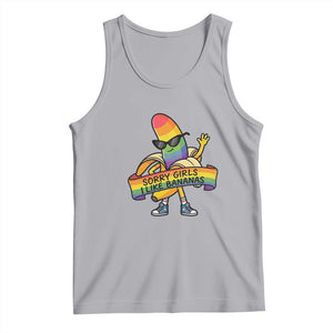 Sorry Girls I Like Bananas Tank Top Funny LGBTQ Graphic TS12 Athletic Heather Print Your Wear
