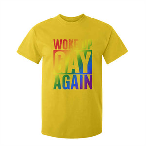 Funny LGBTQ Pride Month T Shirt For Kid Woke Up Gay Again TS12 Daisy Print Your Wear