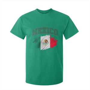 Retro Vintage Mexico Flag T Shirt For Kid Mexican Pride Gift