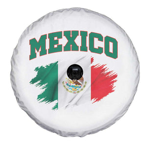 Retro Vintage Mexico Flag Spare Tire Cover Mexican Pride Gift