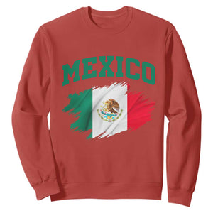Retro Vintage Mexico Flag Sweatshirt Mexican Pride Gift