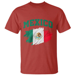 Retro Vintage Mexico Flag T Shirt Mexican Pride Gift