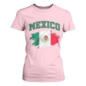 Retro Vintage Mexico Flag T Shirt For Women Mexican Pride Gift