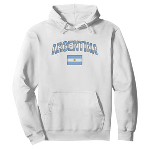 Throwback Argentina Pride Hoodie Vintage Flag Heritage Gift