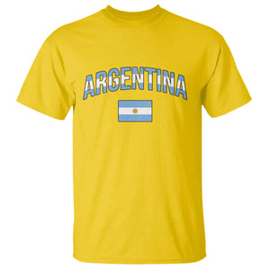 Throwback Argentina Pride T Shirt Vintage Flag Heritage Gift