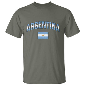 Throwback Argentina Pride T Shirt Vintage Flag Heritage Gift