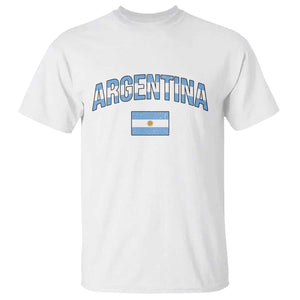 Throwback Argentina Pride T Shirt Vintage Flag Heritage Gift