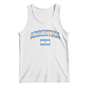 Throwback Argentina Pride Tank Top Vintage Flag Heritage Gift