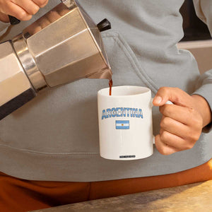 Throwback Argentina Pride Coffee Mug Vintage Flag Heritage Gift