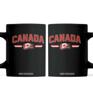Vintage Canada Flag Coffee Mug Maple Leaf Heritage Gift
