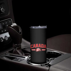 Vintage Canada Flag Skinny Tumbler Maple Leaf Heritage Gift
