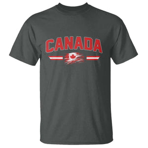 Vintage Canada Flag T Shirt Maple Leaf Heritage Gift