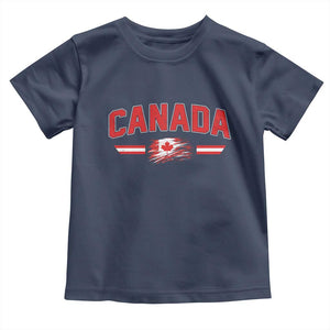 Vintage Canada Flag Toddler T Shirt Maple Leaf Heritage Gift