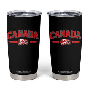 Vintage Canada Flag Tumbler Cup Maple Leaf Heritage Gift