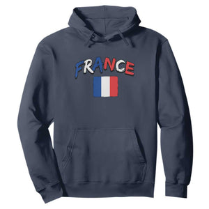 Vintage France Flag French Heritage Graphic Hoodie