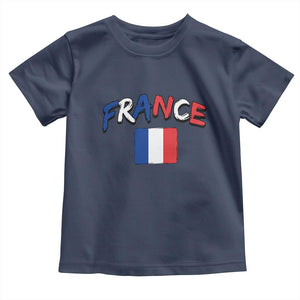 Vintage France Flag French Heritage Graphic Toddler T Shirt