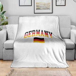 Vintage Germany Flag Throw Blanket Black Red Gold German Heritage Gift
