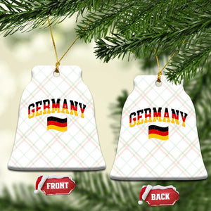 Vintage Germany Flag Ceramic Ornament Black Red Gold German Heritage Gift
