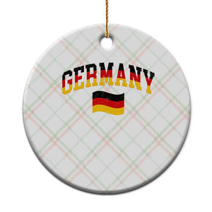 Vintage Germany Flag Ceramic Ornament Black Red Gold German Heritage Gift