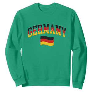 Vintage Germany Flag Sweatshirt Black Red Gold German Heritage Gift